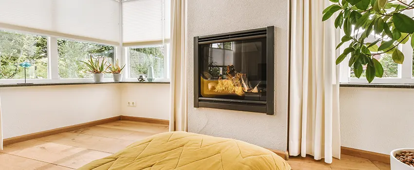 Residential Fireplace Ceramic Glass Installation in Rye, NY