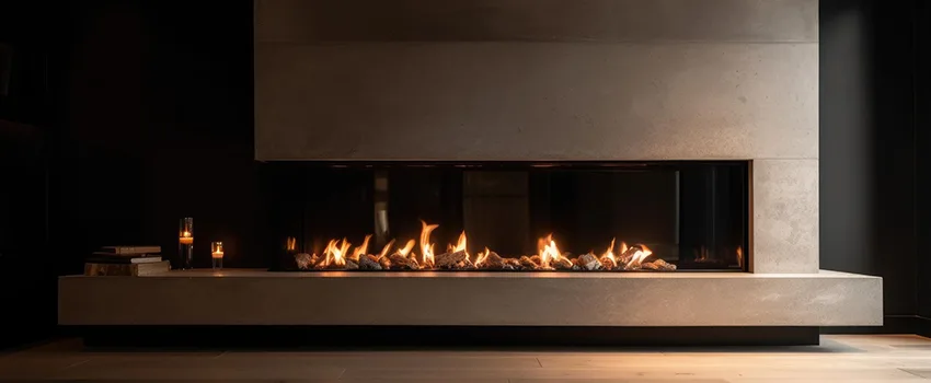 Gas Fireplace Ember Bed Design Services in Rye, New York