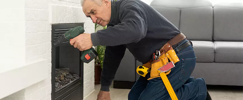 New Indoor Fireplace Installation in Rye, New York