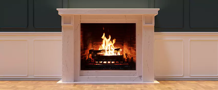 Open Flame Wood-Burning Fireplace Installation Services in Rye, New York