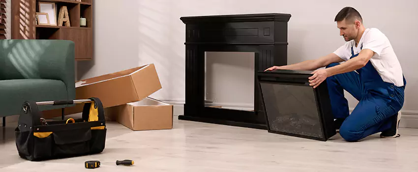 Old Rusted Metal Fireplace Repair And Replacement in Rye, NY