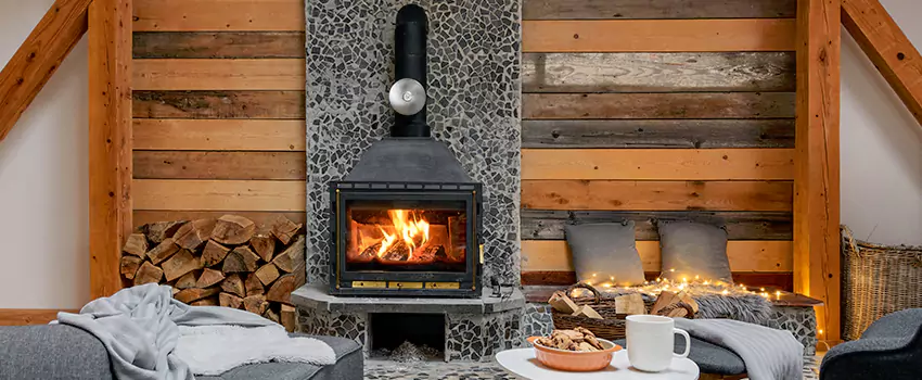 Thelin Hearth Products Direct Vent Gas Stove Fireplace Inspection in Rye, New York